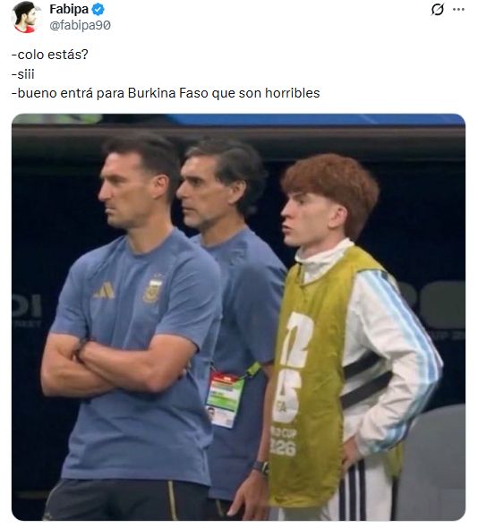 Memes Argentina vs Burkina Faso