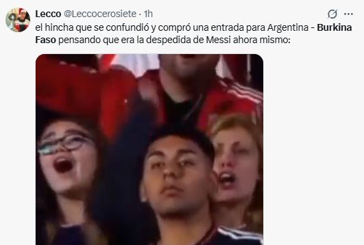 Memes Argentina vs Burkina Faso