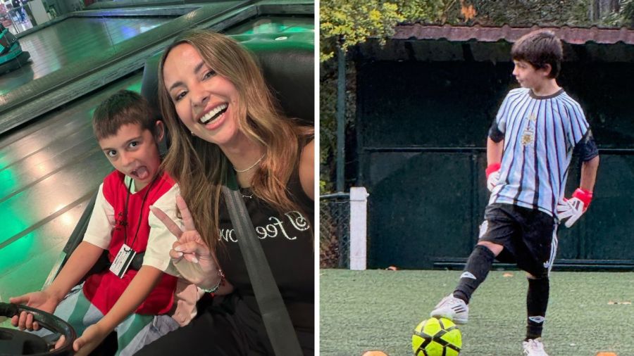 Así está hoy Valentín, el hijo de Lourdes Sánchez y el Chato Prada