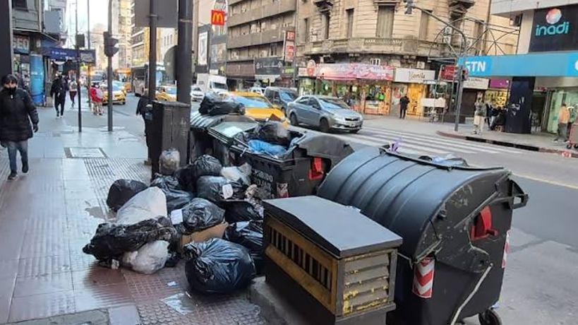 Basura acumulada en Córdoba