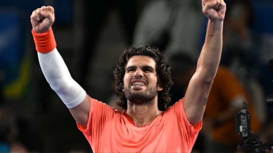 Carlos Alcaraz en el ATP de Tokio