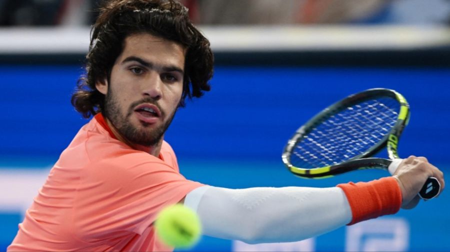 Carlos Alcaraz en el ATP de Tokio