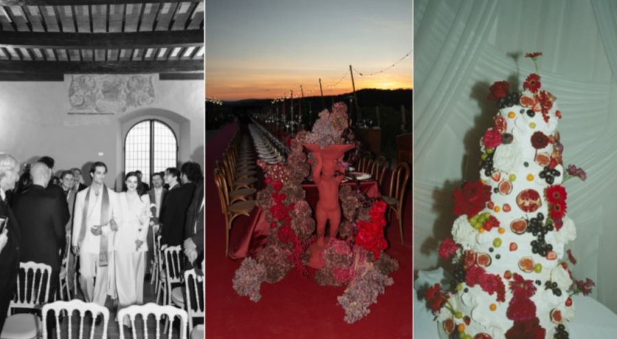 Casamiento de Damiano David y Dove Cameron