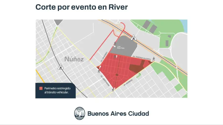 Cortes evento River