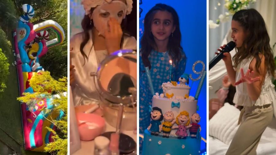 Cumpleaños de Donna, la hija de Gabriela Sari y Rulo Schijman