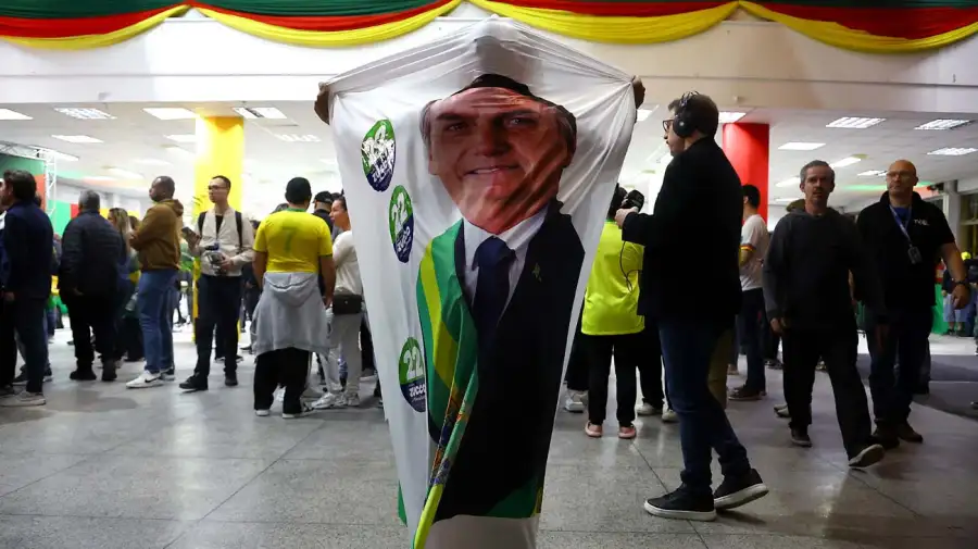 Festejos elección presidencial Brasil