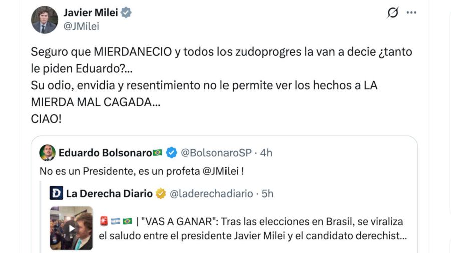 Javier Milei X 05102026