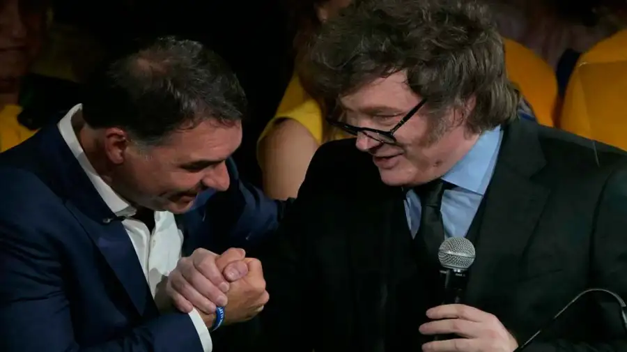 Javier Milei y Flavio Bolsonaro