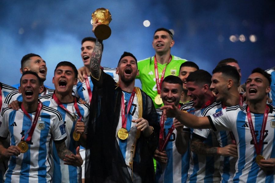 Lionel Messi con la Selección Argentina en Miami