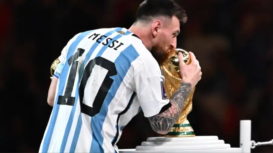 Lionel Messi con la Selección Argentina en Miami