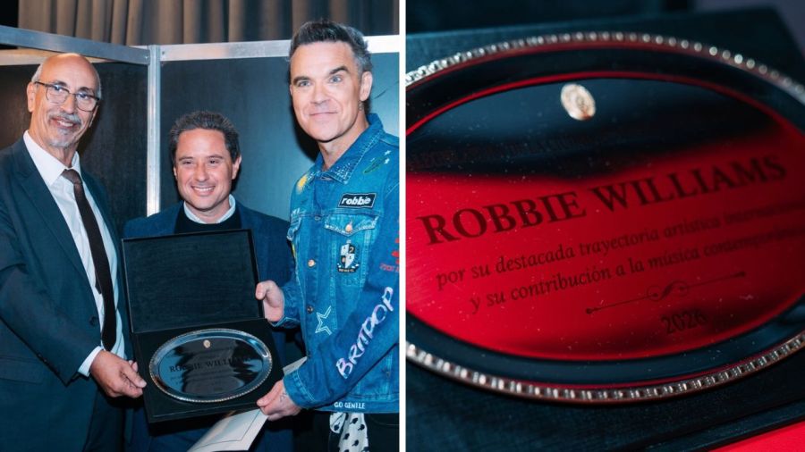 María Belén Ludueña, Jorge Macri, Robbie Williams