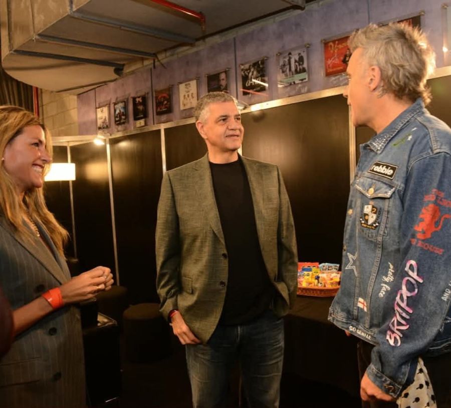María Belén Ludueña, Jorge Macri, Robbie Williams