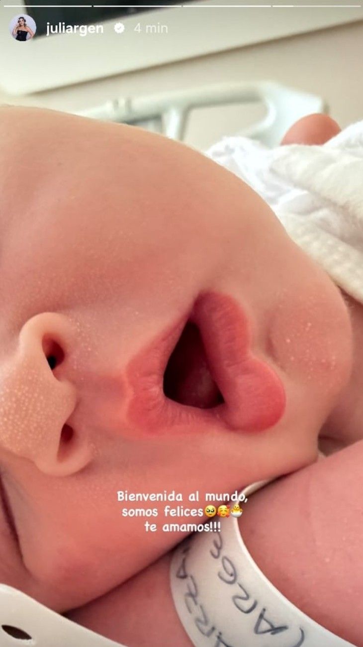 Nació Emilia, la hija de la periodista Julieta Argenta