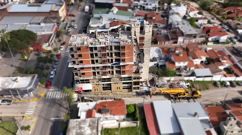 Obras en el edificio Ex Aciso
