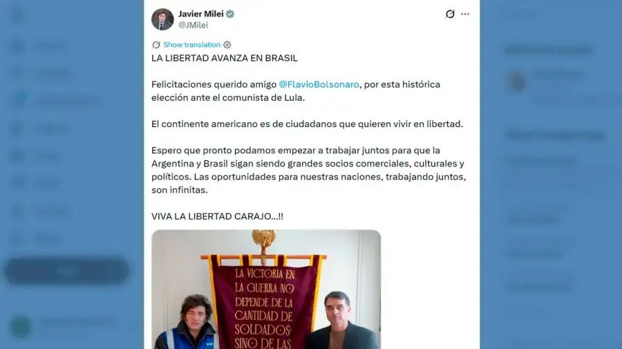 X Javier Milei