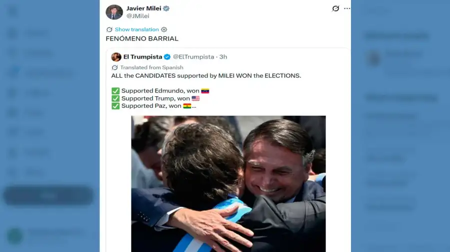 X Javier Milei