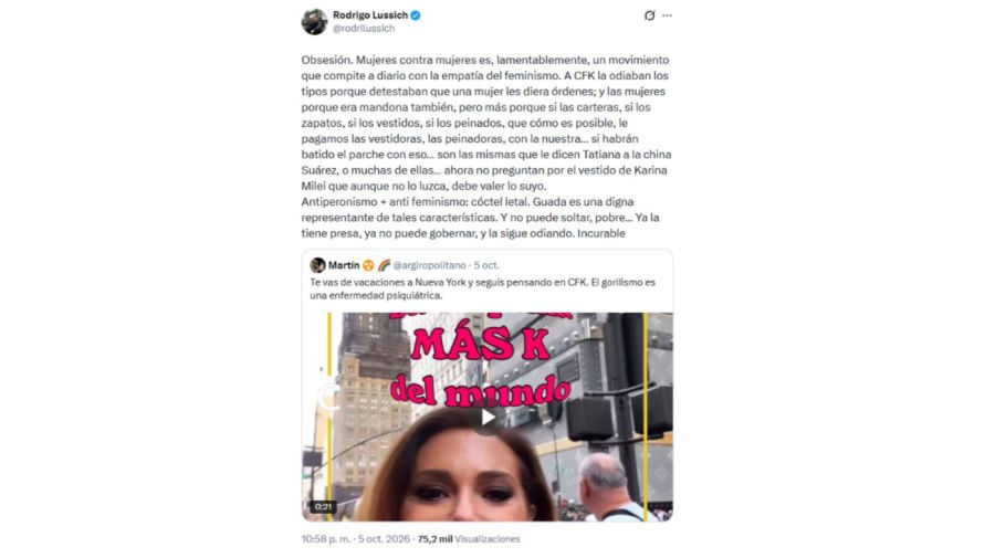 El feroz cruce de Guadalupe Vázquez y Rodrigo Lussich