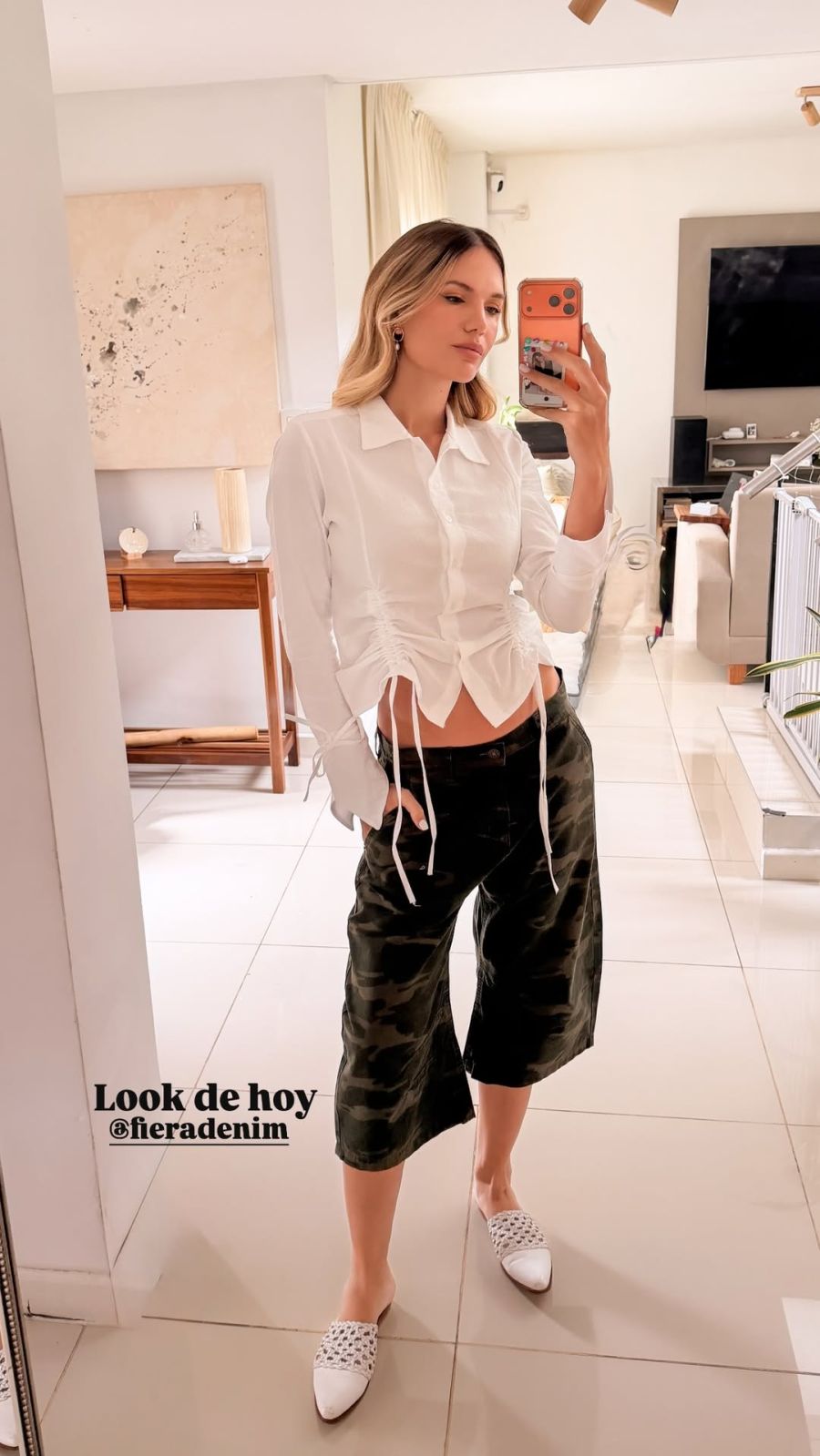 Eva Bargiela con look fashionista