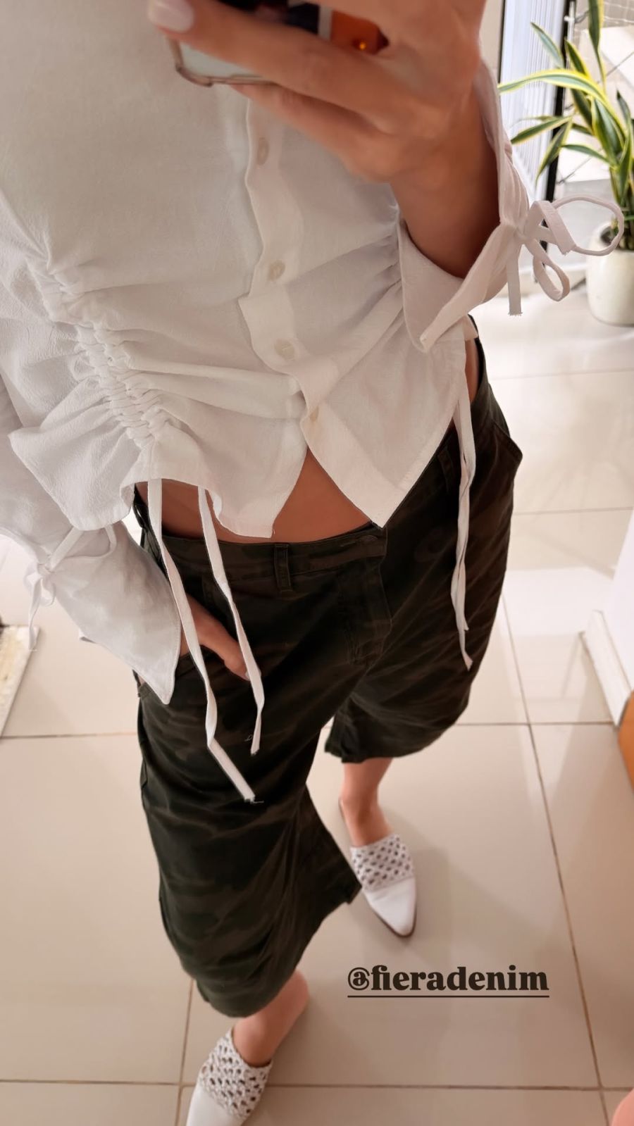 Eva Bargiela con look fashionista