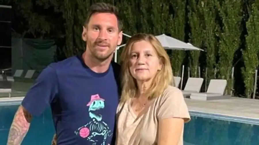 Lionel Messi y Celia Cuccittini 