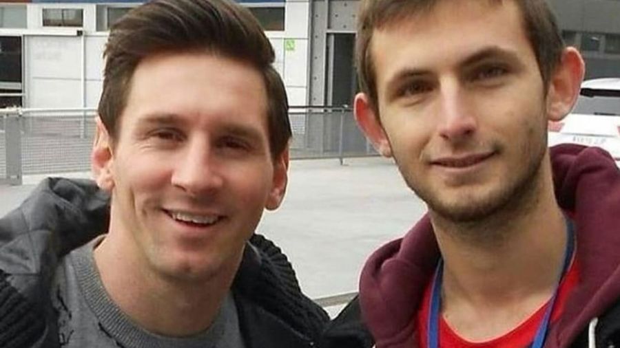 Lionel Messi y Diego Schwarztein 