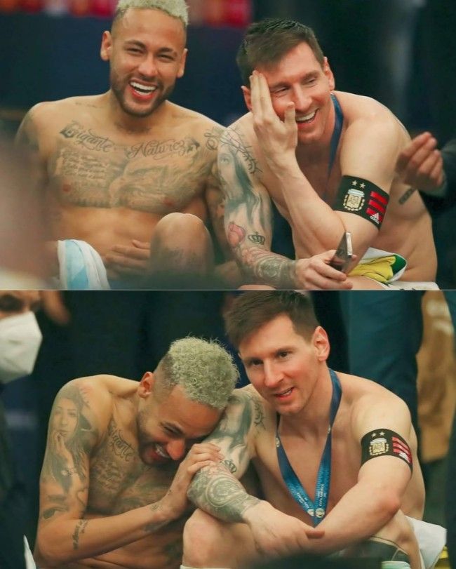 Neymar Jr. y Lionel Messi