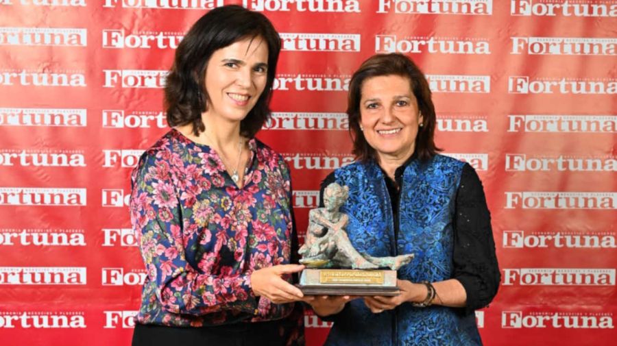 Premios Fortuna 2026 Silvia Bulla, presidente de UNIAPAC LATAM, y Sara Critto de Eiras, nieta de Enrique Shaw