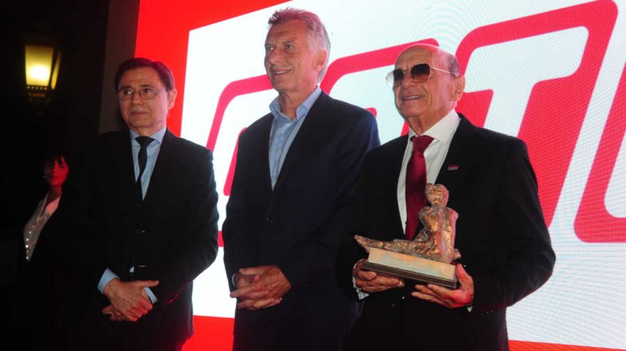 Jorge Fontevecchia, Mauricio Macri y Alfredo Coto.