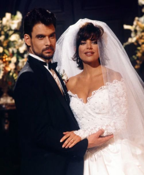 Robert Kelker-Kelly como Bo Brady, Lisa Rinna como Billie Reed en Days of Our Lives