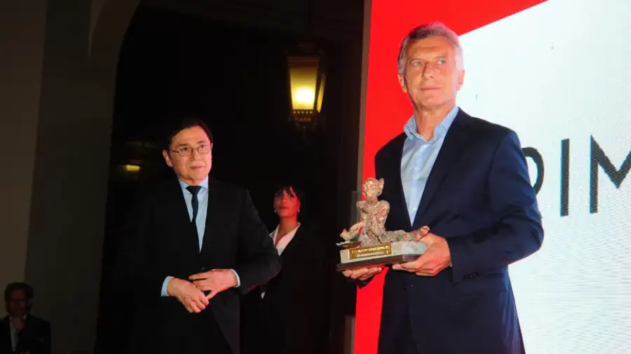El expresidente Mauricio Macri, en los Premios Fortuna 2026