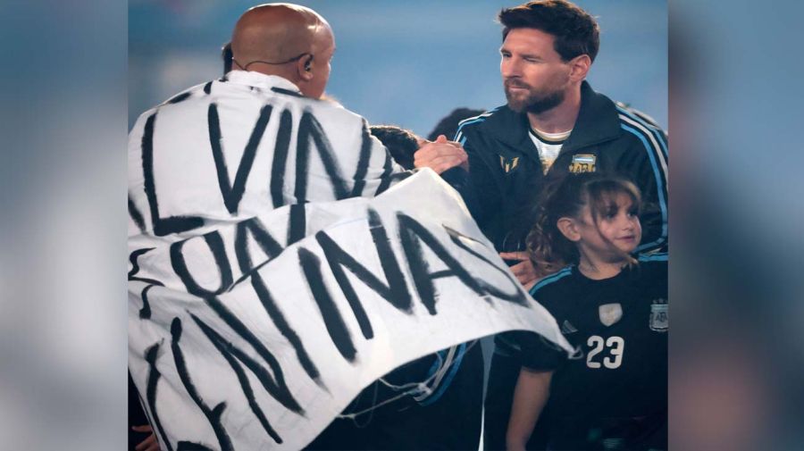 Ex combatiente y Messi