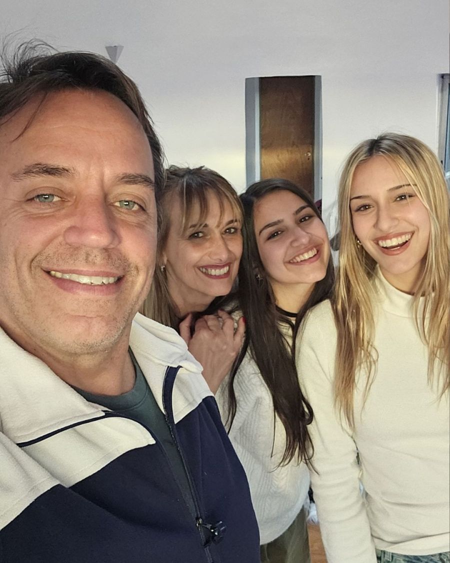 Karin Cohen y su esposo Mauro Venagli