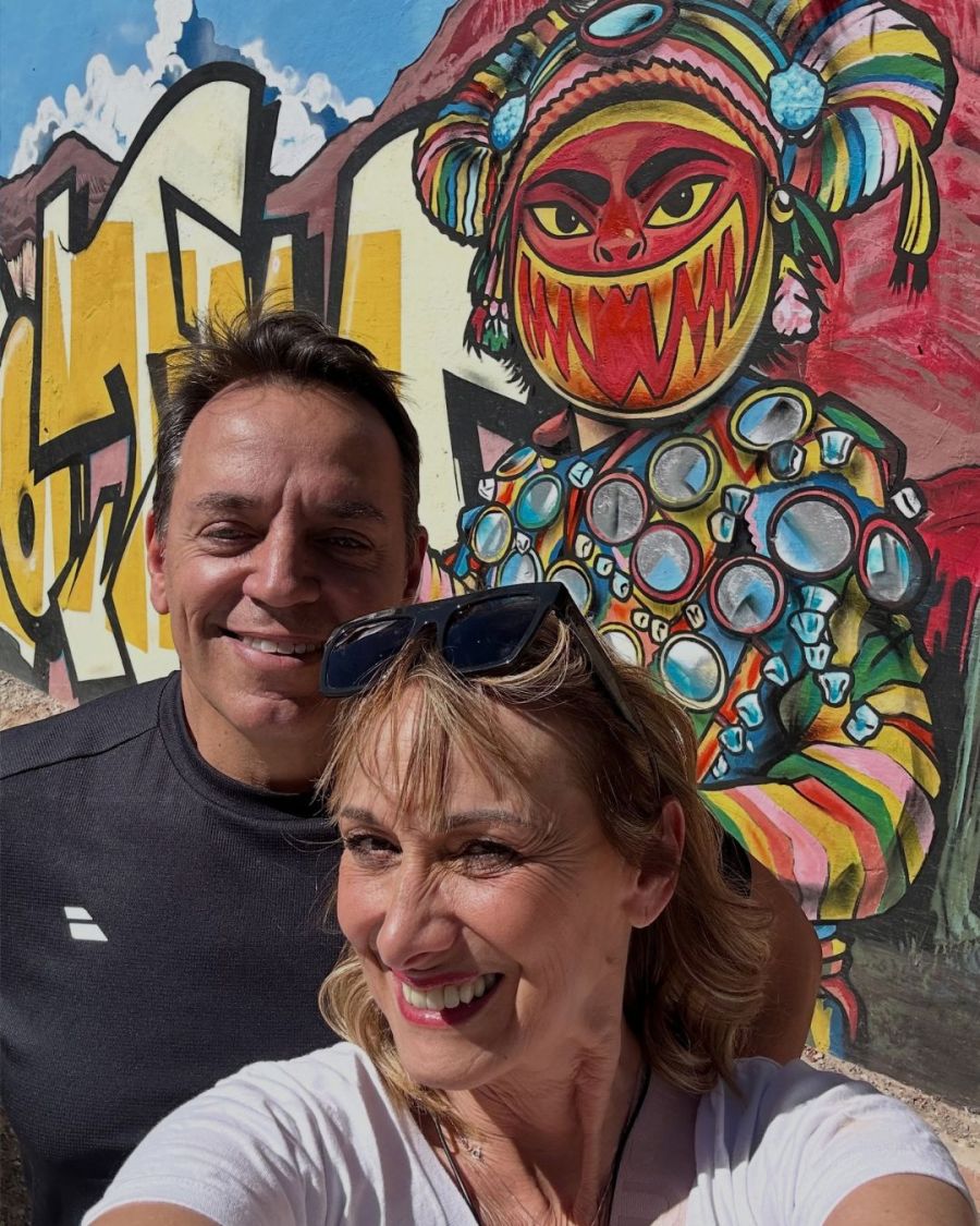 Karin Cohen y su esposo Mauro Venagli