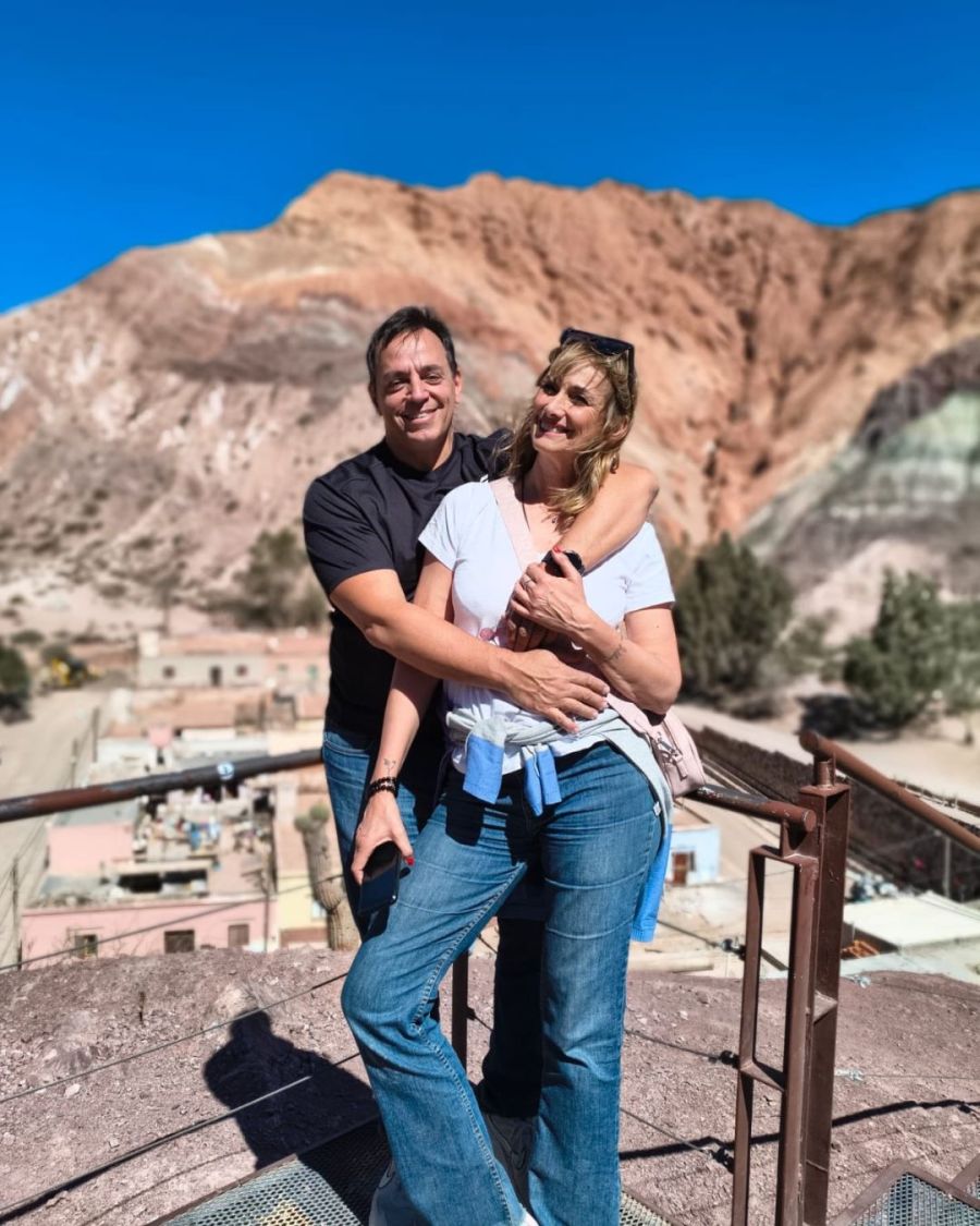 Karin Cohen y su esposo Mauro Venagli