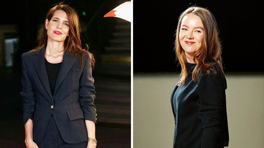 Las hijas de Carolina de Mónaco, Charlotte y Alexandra, en el desfile de Chanel