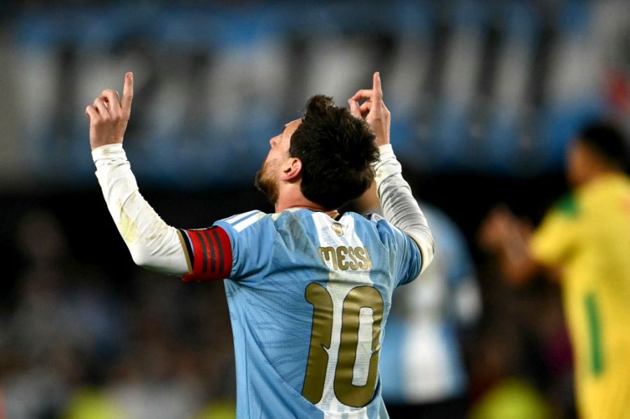 Lionel Messi en su despedida de la Selección Argentina