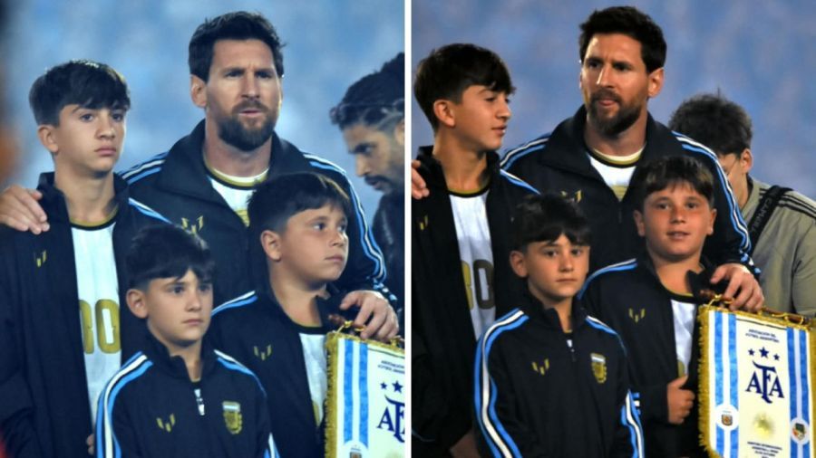 Lionel Messi y su familia 