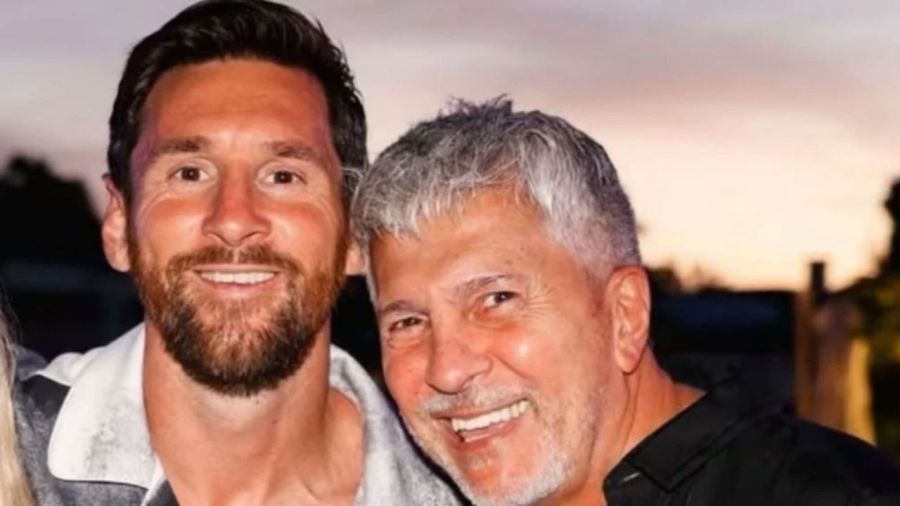 Lionel Messi y su papá, Jorge Messi