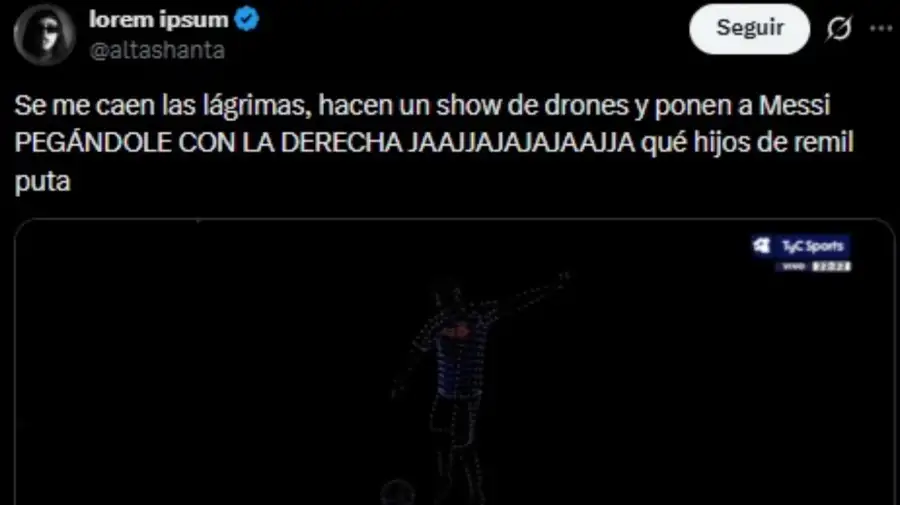 Memes drones de Messi