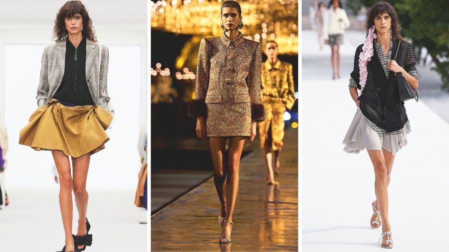 Mica Argañaraz en el París Fashion Week