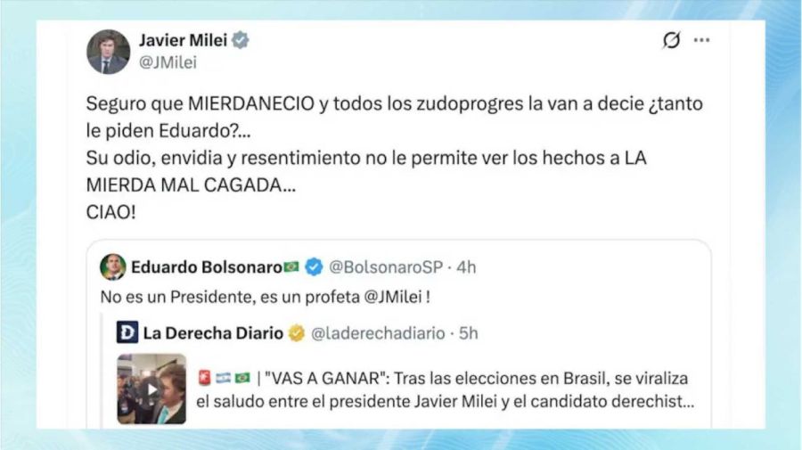 Milei contra Novaresio