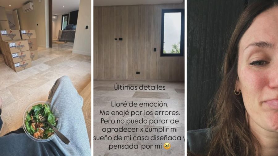 Paula Chaves mostró su nueva cocina