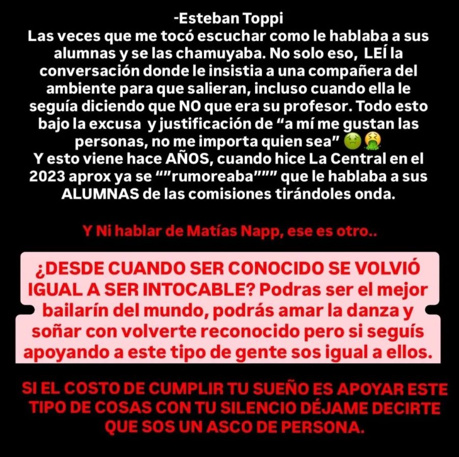 Fuerte denuncia involucra a Mati Napp