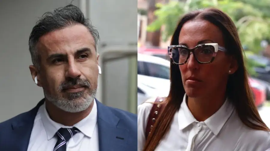 Leopoldo Luque y Agustina Cosachov
