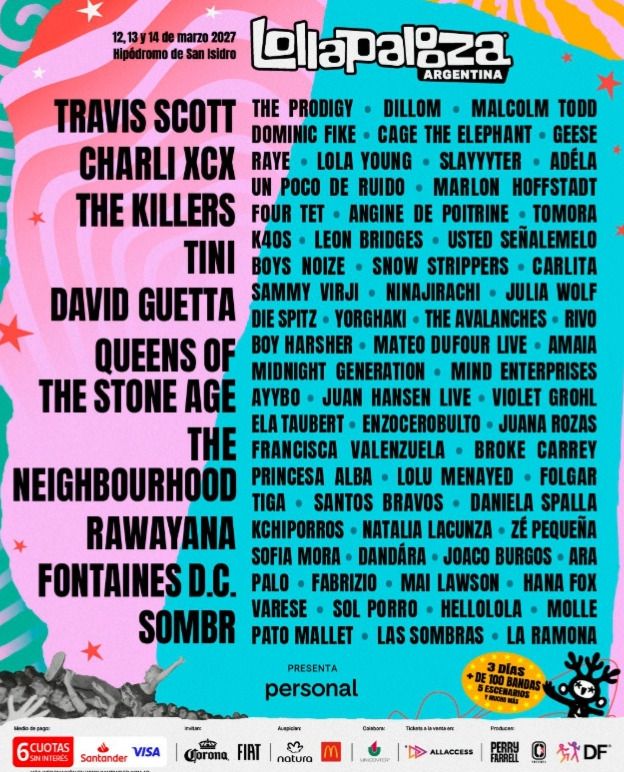 Lollapalooza Argentina 2027