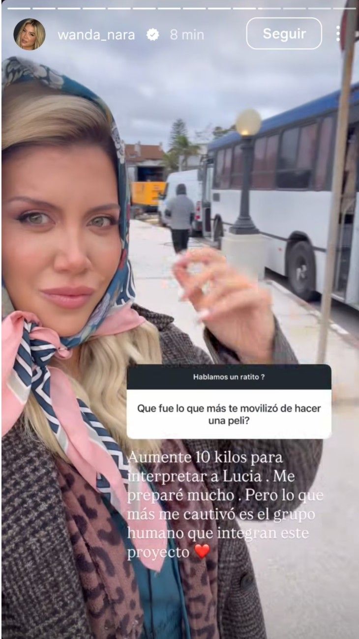Wanda Nara y su cambio físico