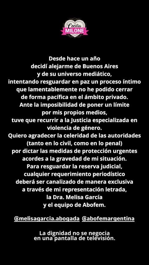 Cecilia Milone, Nito Artaza