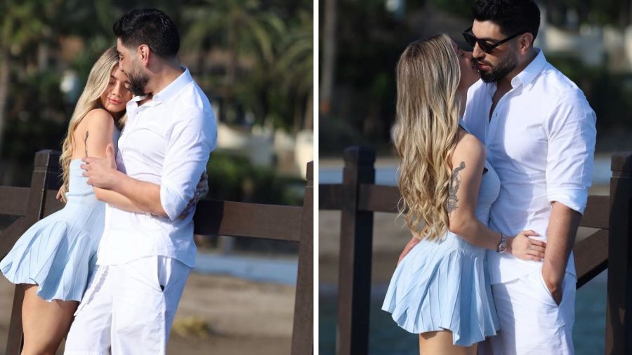 Facundo Moyano y Candela Arizaga en España