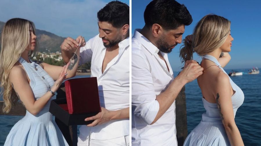 Facundo Moyano y Candela Arizaga en España
