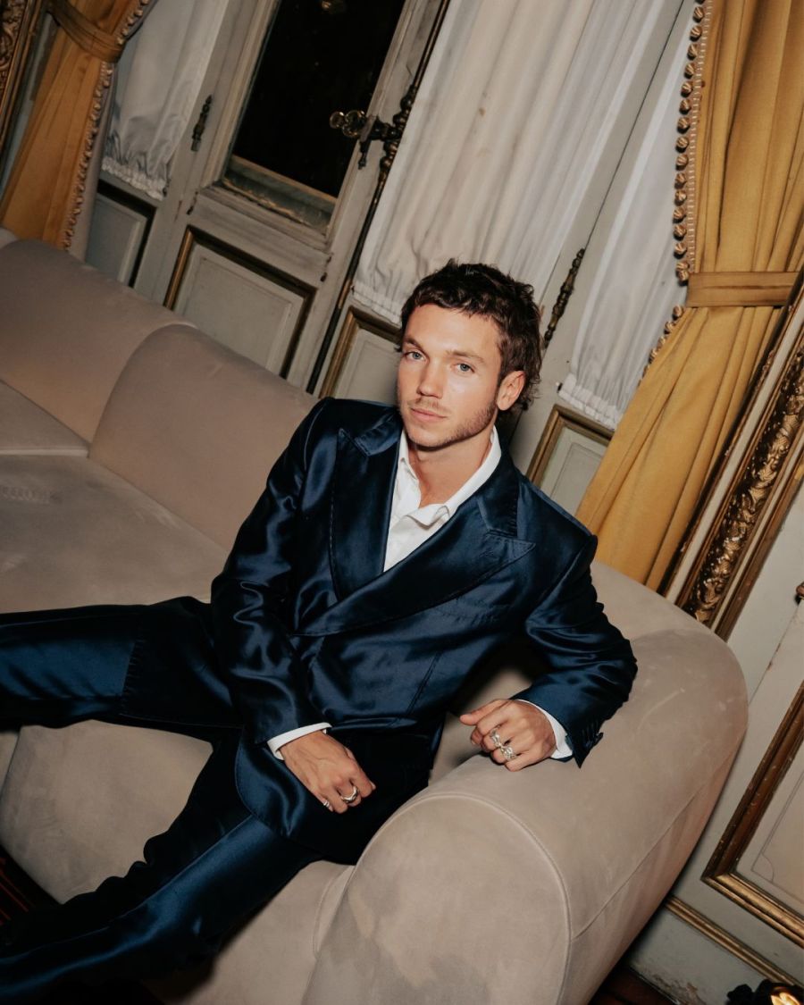 Franco Masini en el evento de Dolce & Gabbana